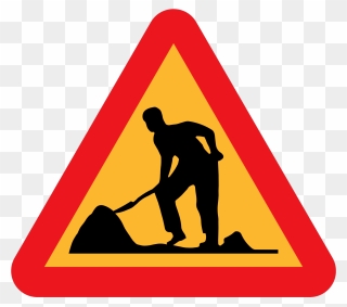Workzone-road Signs Pixa - Pedestrian Crossing Sign Clipart