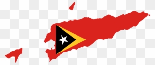 Timor-leste Flag Of East Timor World Map Road Map - East Timor Country Flag Clipart