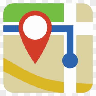 Direction Clipart Local Map - Google Maps Directions Icon - Png Download