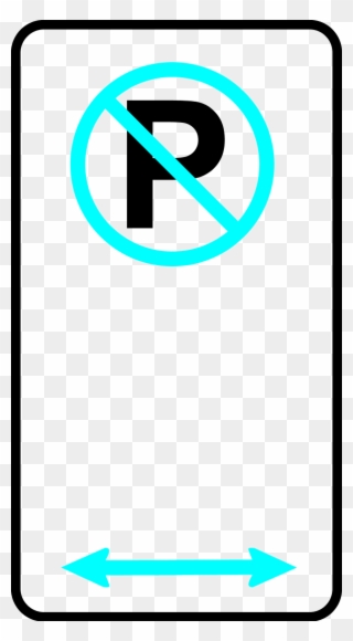 Sign No Parking Zone - Zone Sign Clipart
