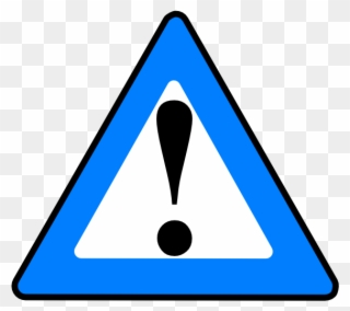 Warning Clip Art - Exclamation Point In A Triangle - Png Download