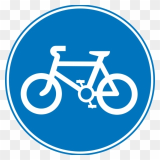 Free Vector Road Signs Clip Art - Sinais De Transito Bicicleta - Png Download