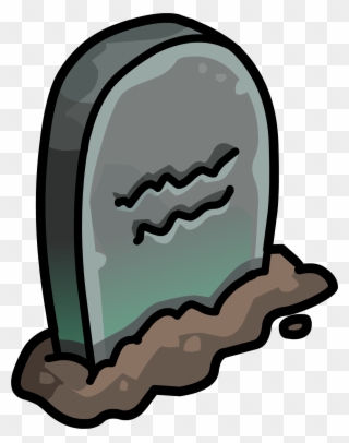 Headstone Clipart Transparent - Cartoon Headstone - Png Download