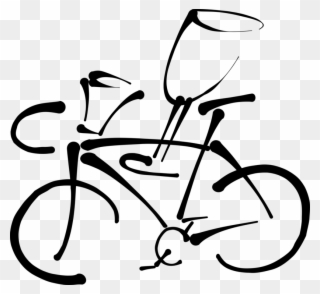 Bicycle Frames Line Art Cartoon - Clip Art - Png Download