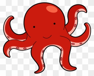 This Animals Bundle Contains 80 Images Which Includes - Red Octopus Clip Art Cute - Png Download