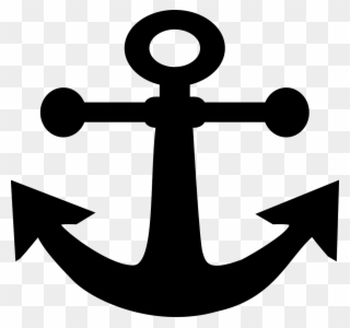 Sea Clipart Symbol - Anchor Clipart Black And White - Png Download