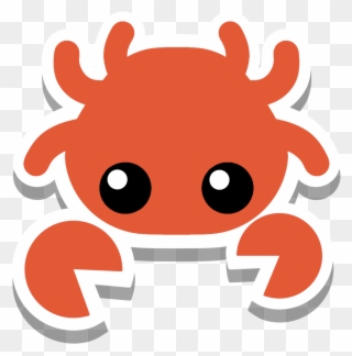 Crab Cartoon Png Black And White Download - Starve Io Animal Clipart