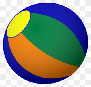 Beach Ball Clip Art Vector Hubprime - Beach Ball - Png Download
