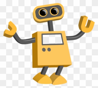 Robot Png - Cartoon Robot Transparent Background Clipart