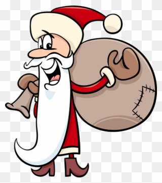 Mikołaj Zdjęcie Czarno Białe Clipart