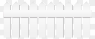 White Fence Png Clipart - White Wood Fence Png Transparent Png