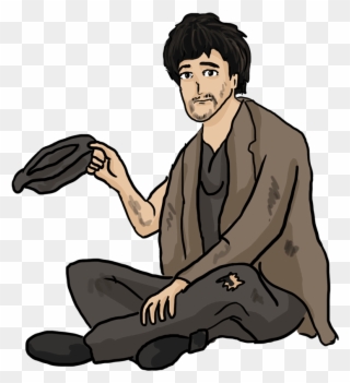 Free Beggar Clipart - Png Download