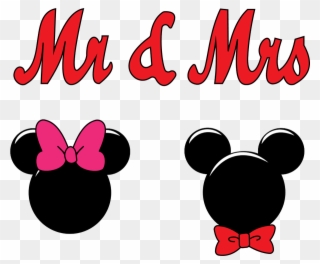 Mr And Mrs Mouse Clipart - Mickey With Bow Tie - Png Download