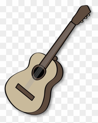 Eine Gitarre - - Acoustic Guitar Clipart