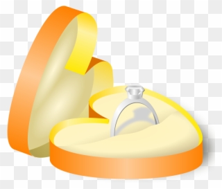 Free Wedding Ring In A Box - Ring In A Box Clipart