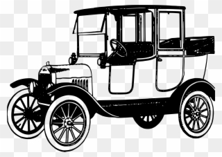 Truck Clipart Old Fashioned - Model T Ford Clipart - Png Download