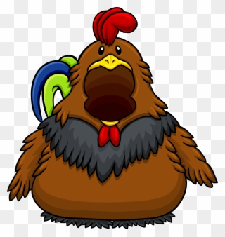 Rooster Costume Sc 1 St Club Penguin Wiki - Club Penguin Chicken Costume Clipart
