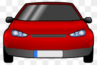 Big Image - Cartoon Car Front View Png Clipart