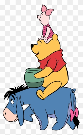 Piglet, Eeyore - Winnie The Pooh Piglet And Eeyore Clipart