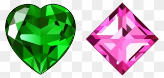 Clipart Diamond Green 4 Clip Art - Pink Diamond Clipart Png Transparent Png