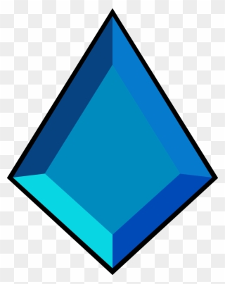 Gems Clipart Diamond Shape - Blue Diamond Steven Universe Gem - Png Download