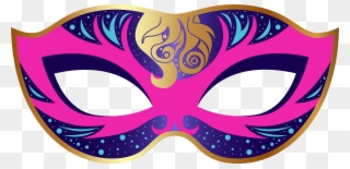 Carnival Masks Clipart - Mask Clipart Png Transparent Png