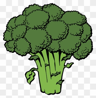 Vegetable Clipart Healthy Vegetable - Broccoli Clip Art - Png Download