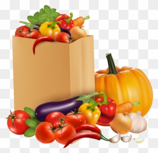 Vector Vegetables Healthy Food - Vegetables Full Clipart
