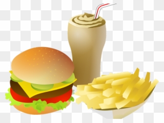 Healthy Food Clipart Burger - Fast Food Clipart Png Transparent Png
