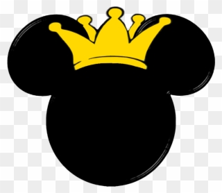 Precious Mickey And Minnie Heads - Cabeza De Mickey Mouse Con Corona Clipart