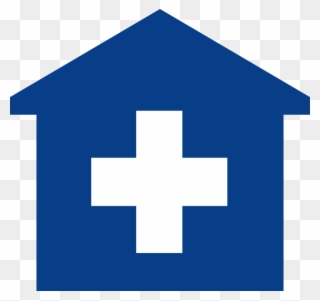 Medical Clip Home Health - Red Cross Flaticon - Png Download