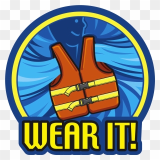 Safe Clipart Safety Committee - Wear A Life Jacket - Png Download