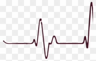 Ekg Clip Jpg Library Library - Drawing - Png Download