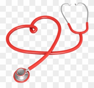 Healthcare Clipart Library - Stethoscope Heart - Png Download