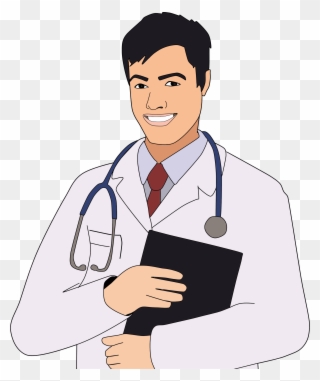 Big Image - Male Doctor Clipart - Png Download