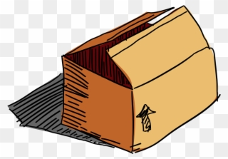 Parcel Clipart Volunteer - Cardboard Boxes Clip Art - Png Download