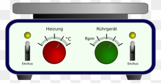 Rühr- Und Heizplatte - Hot Plate Clip Art - Png Download