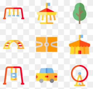Industrial Vector Park - Playground Icons Clipart