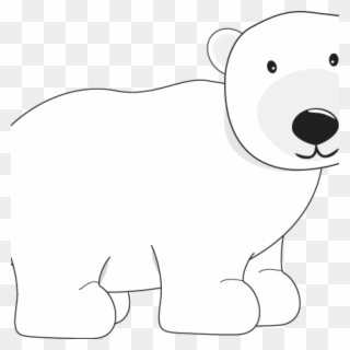 Polar Bear Clipart Polar Bear Bear Clip Art Pinterest - Bear - Png Download