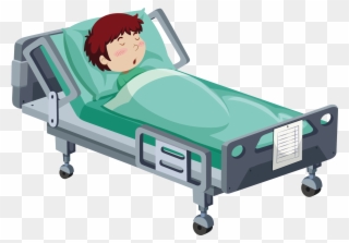 Hospital Clipart Hospital Bed - Hospital Bed Clipart - Png Download