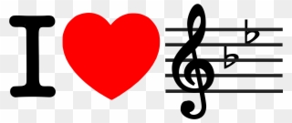 Big Image - Love Music Clipart - Png Download