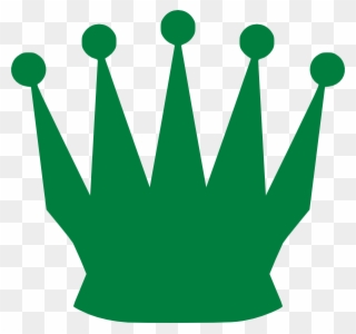 This Free Clip Arts Design Of Green Queen Crown - Chess Queen Transparent Background - Png Download