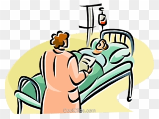 Hospital Clipart Hospital Bed - Animated Person In Hospital Bed - Png Download