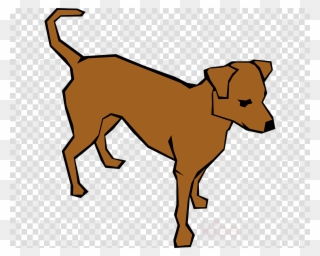 Brown Dog Shower Curtain Clipart