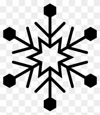 Svg Royalty Free Png Icon Free Download Onlinewebfonts - Snowflake Svg Clipart