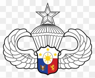 The Afp Parachutist Badge Senior - Philippine Military Airborne Logo Clipart