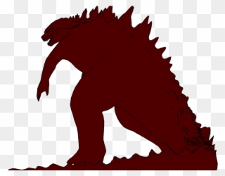 Freestyle Anime Godzilla2 Halfsit5 Red7 Freestyle Anime - Godzilla 2d Clipart