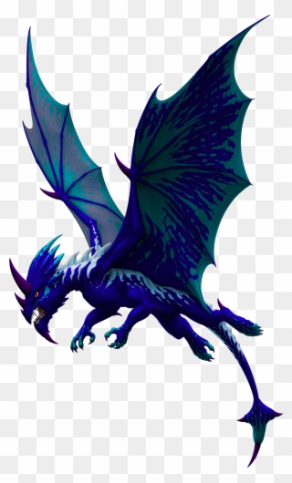 Painted Gargoyle Dragon - Dragon Clipart
