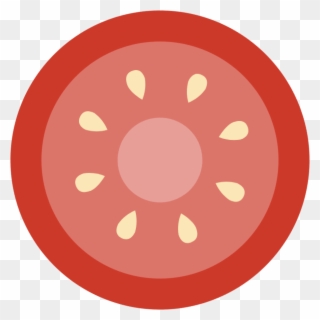 Free Online Tomato Slices Tomato Vegetable Vector For - Circle Clipart