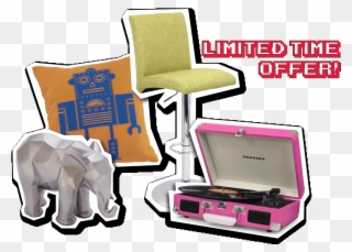 Furniture Clipart Furniture Delivery - Crosley Cr8005d-pi Cruiser Portable Turntable - Pink - Png Download